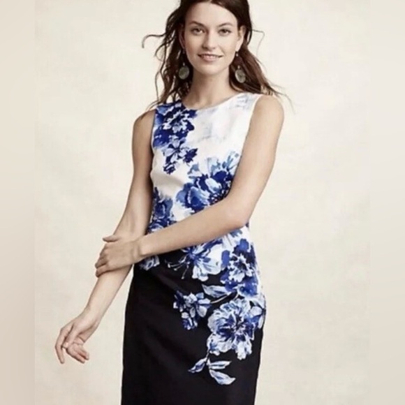 Anthropologie Dresses & Skirts - Anthropologie Floral Open Back Dress Size 4